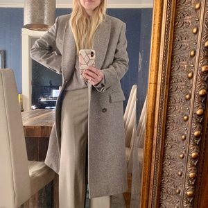 NWT - Mango - wool double-breasted coat